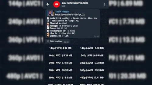 Youtube Downloader Bot